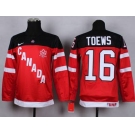 youth nhl jerseys team canada #16 toews red[100 th]