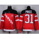 youth nhl jerseys team canada #31 price red[100 th]