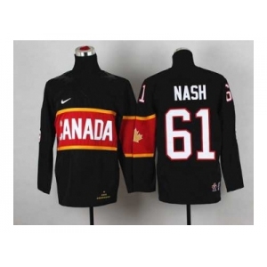 youth nhl jerseys team canada #61 nash black[2014 winter olympics]