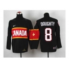 youth nhl jerseys team canada #8 doughty black[2014 winter olympics]