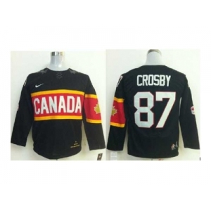 youth nhl jerseys team canada olympic #87 crosby black[2014 new]