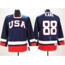 NHL Jerseys USA #88 Kane dark blue