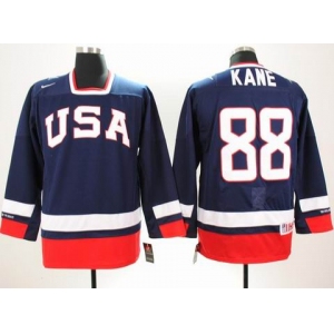 NHL Jerseys USA #88 Kane dark blue