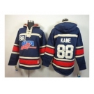 nhl jerseys #88 kane blue USA[pullover hooded sweatshirt]