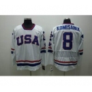 nhl team usa #8 omisarekk 2010 olympic white