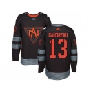 Team North America #13 Johnny Gaudreau Black 2016 World Cup Stitched NHL Jersey