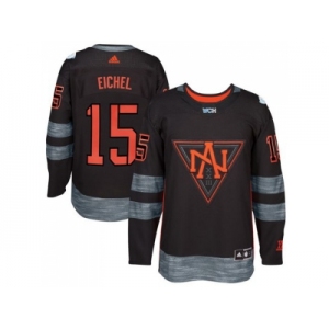 Team North America #15 Jack Eichel Black 2016 World Cup Stitched NHL Jersey