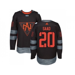 Team North America #20 Brandon Saad Black 2016 World Cup Stitched NHL Jersey