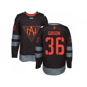 Team North America #36 John Gibson Black 2016 World Cup Stitched NHL Jersey