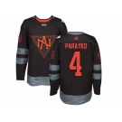 Team North America #4 Colton Parayko Black 2016 World Cup Stitched NHL Jersey