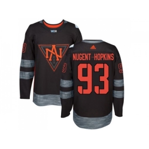 Team North America #93 Ryan Nugent-Hopkins Black 2016 World Cup Stitched NHL Jersey