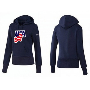 NHL Women Team USA Olympic Logo Pullover Hoodie 10