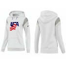 NHL Women Team USA Olympic Logo Pullover Hoodie 12