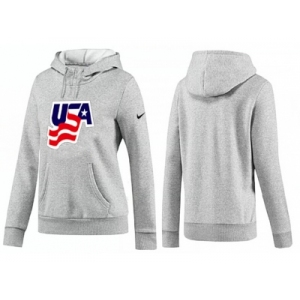 NHL Women Team USA Olympic Logo Pullover Hoodie 13