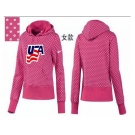 NHL Women Team USA Olympic Logo Pullover Hoodie 17