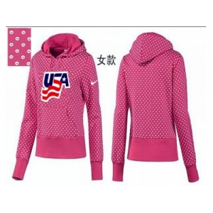 NHL Women Team USA Olympic Logo Pullover Hoodie 17