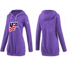 NHL Women Team USA Olympic Logo Pullover Hoodie 20