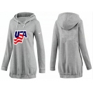 NHL Women Team USA Olympic Logo Pullover Hoodie 21