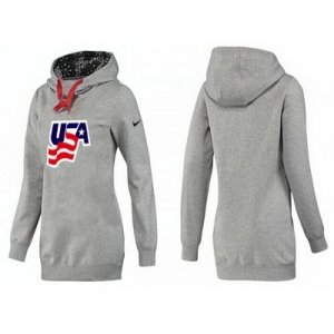 NHL Women Team USA Olympic Logo Pullover Hoodie 22