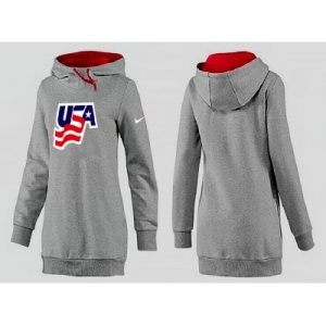 NHL Women Team USA Olympic Logo Pullover Hoodie 26