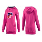 NHL Women Team USA Olympic Logo Pullover Hoodie 27