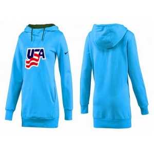NHL Women Team USA Olympic Logo Pullover Hoodie 28