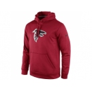 Atlanta Falcons Nike Red KO Logo Essential Hoodie