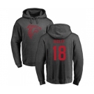 Football Atlanta Falcons #18 Calvin Ridley Ash One Color Pullover Hoodie