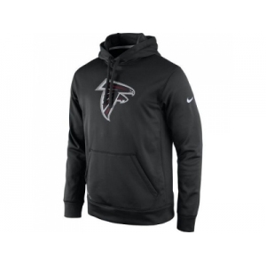 Men's Atlanta Falcons Nike Black Practice Performance Pullover Hoodie