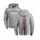 NFL Nike Atlanta Falcons #99 Terrell McClain Ash Backer Pullover Hoodie