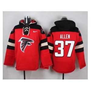 Nike Atlanta Falcons #37 Ricardo Allen Red Player Pullover NFL Hoodie