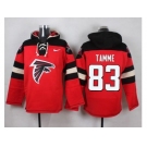 Nike Atlanta Falcons #83 Jacob Tamme Red Player Pullover NFL Hoodie