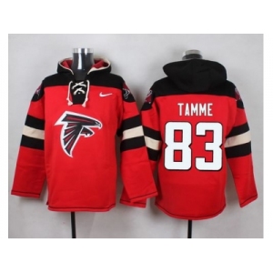 Nike Atlanta Falcons #83 Jacob Tamme Red Player Pullover NFL Hoodie