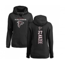 NFL Women's Nike Atlanta Falcons #27 Damontae Kazee Black Backer Pullover Hoodie