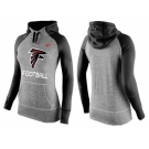 Women Nike Atlanta Falcons Performance Hoodie Grey & Black_1