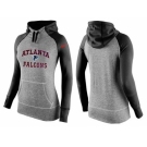 Women Nike Atlanta Falcons Performance Hoodie Grey & Black_2