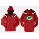 NFL Green Bay Packers dust coat trench coat windbreaker 10