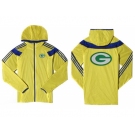 NFL Green Bay Packers dust coat trench coat windbreaker 9