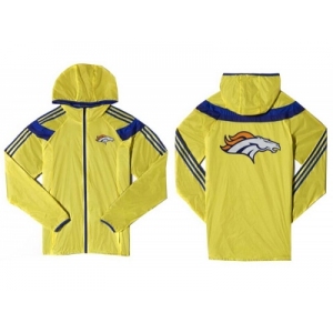 NFL Denver Broncos dust coat trench coat windbreaker 2