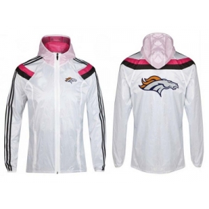 NFL Denver Broncos dust coat trench coat windbreaker 9