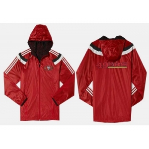 NFL San Francisco 49ers dust coat trench coat windbreaker 11