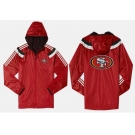 NFL San Francisco 49ers dust coat trench coat windbreaker 3