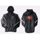NFL San Francisco 49ers dust coat trench coat windbreaker 6