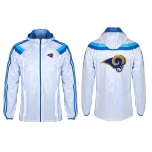 NFL St. Louis Rams dust coat trench coat windbreaker 11