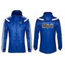 NFL St. Louis Rams dust coat trench coat windbreaker 12