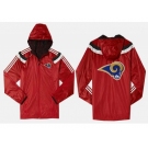 NFL St. Louis Rams dust coat trench coat windbreaker 3