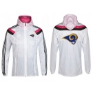 NFL St. Louis Rams dust coat trench coat windbreaker 8