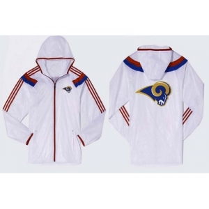 NFL St. Louis Rams dust coat trench coat windbreaker 9