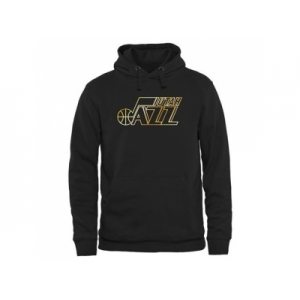 Utah Jazz Gold Collection Pullover Hoodie Black