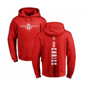 NBA Nike Houston Rockets #0 Marquese Chriss Red Backer Pullover Hoodie